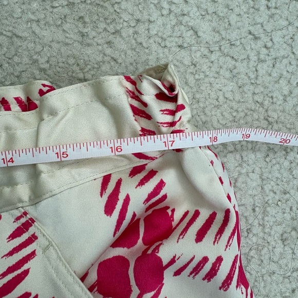 Marni x Uniqlo Drape Relaxed Wide Straight Pants pink plaid, sz XL (33-35”) - Picture 4 of 9